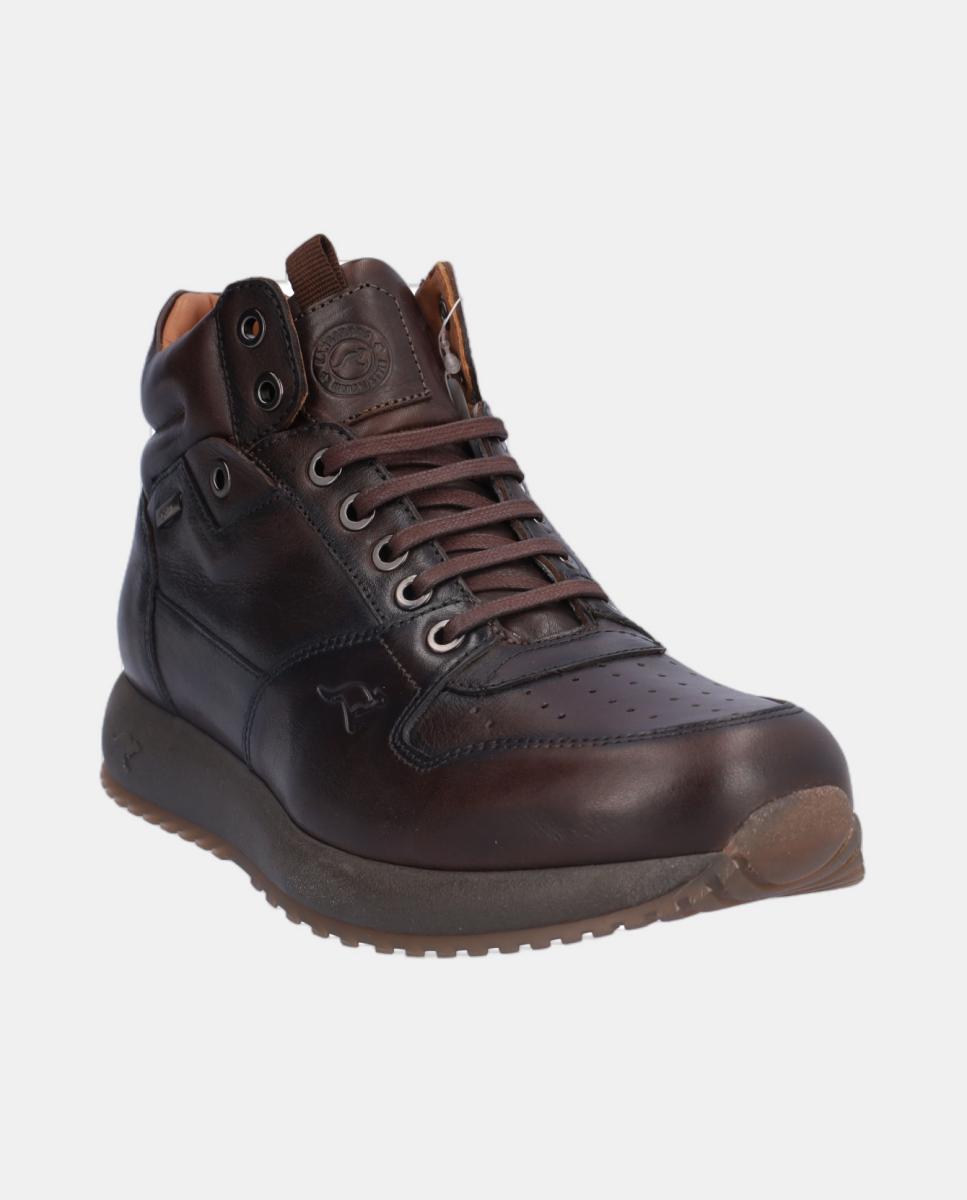 Botins em Pele com Xdry e Atacadores Castanho-2