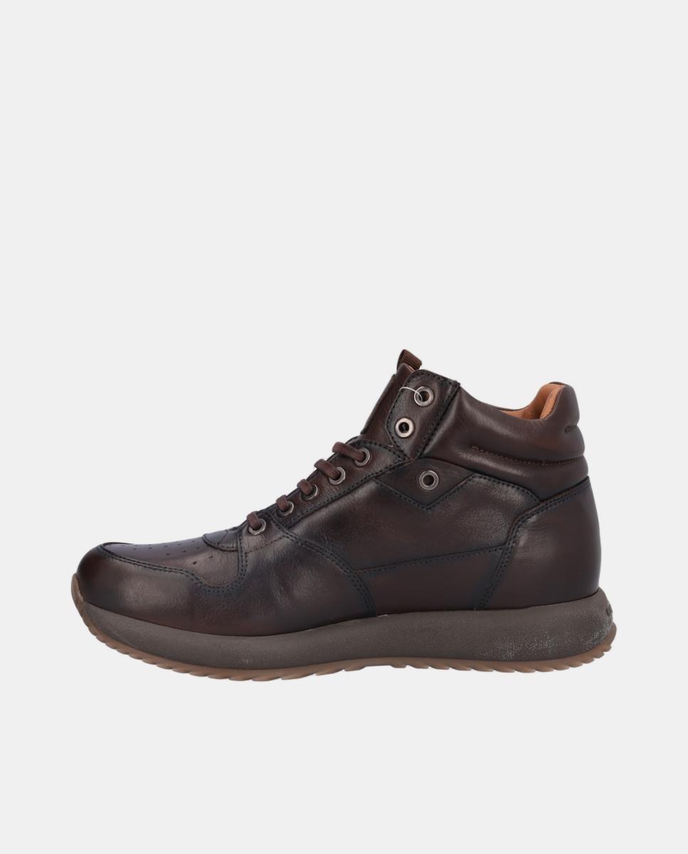 Botins em Pele com Xdry e Atacadores Castanho-4
