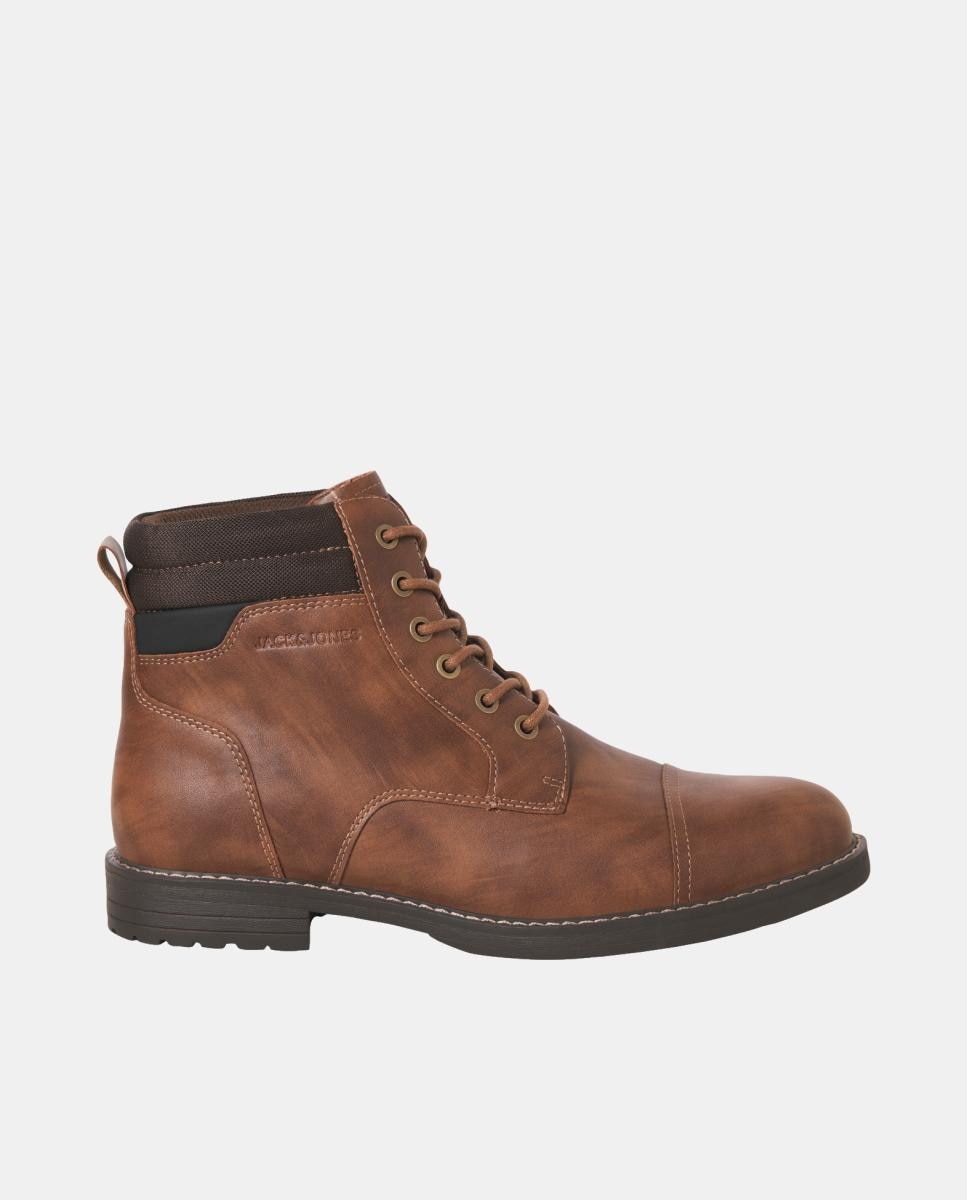 Imagen 0 de Botas de hombre estilo casual con cordones Marrón