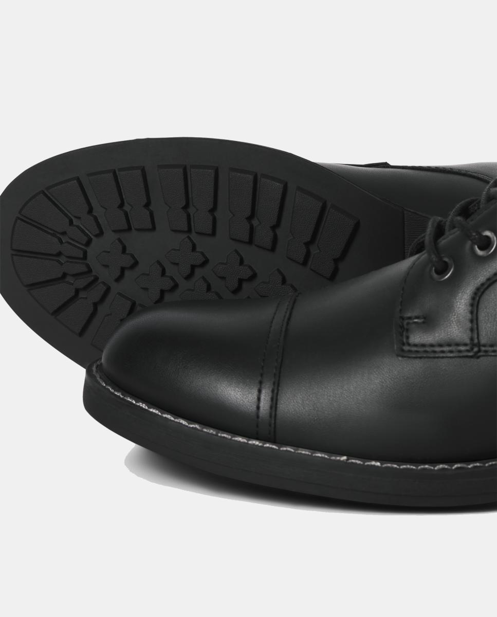 Botas estilo casual com atacadores Preto-5
