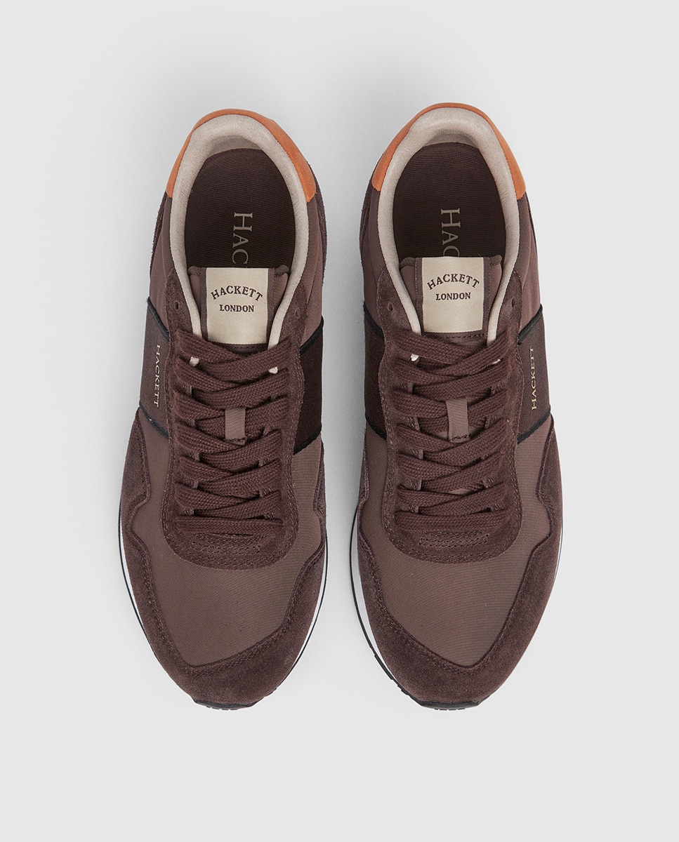 Sapatilhas Desportivas Kenston Heritage Estilo Running Castanho-escuro-2