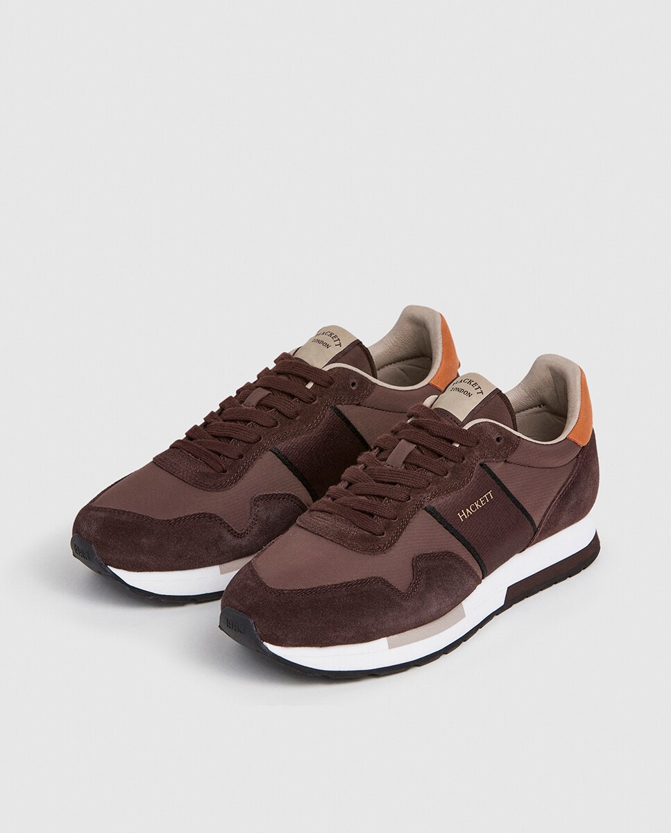 Sapatilhas Desportivas Kenston Heritage Estilo Running Castanho-escuro-3