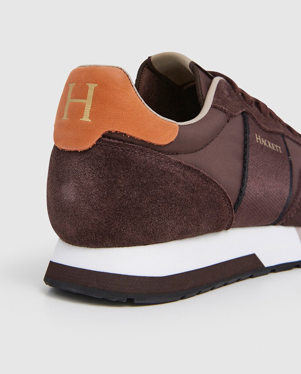 Sapatilhas Desportivas Kenston Heritage Estilo Running Castanho-escuro-4