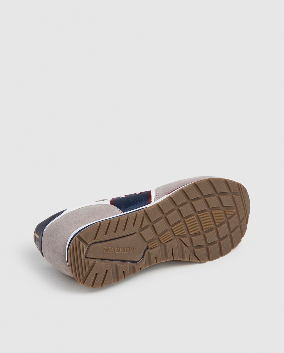 Sapatilhas Desportivas Estilo Retro Cinzento-6