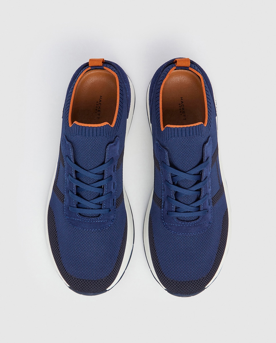 Sapatilhas Desportivas Tipo Meia Azul-marinho-2