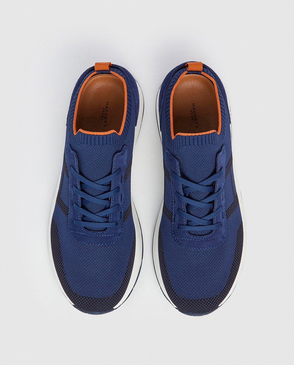 Sapatilhas Desportivas Tipo Meia Azul-marinho-2