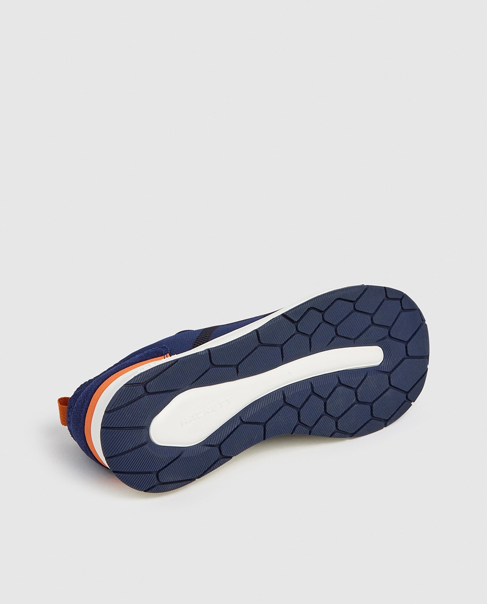 Sapatilhas Desportivas Tipo Meia Azul-marinho-6