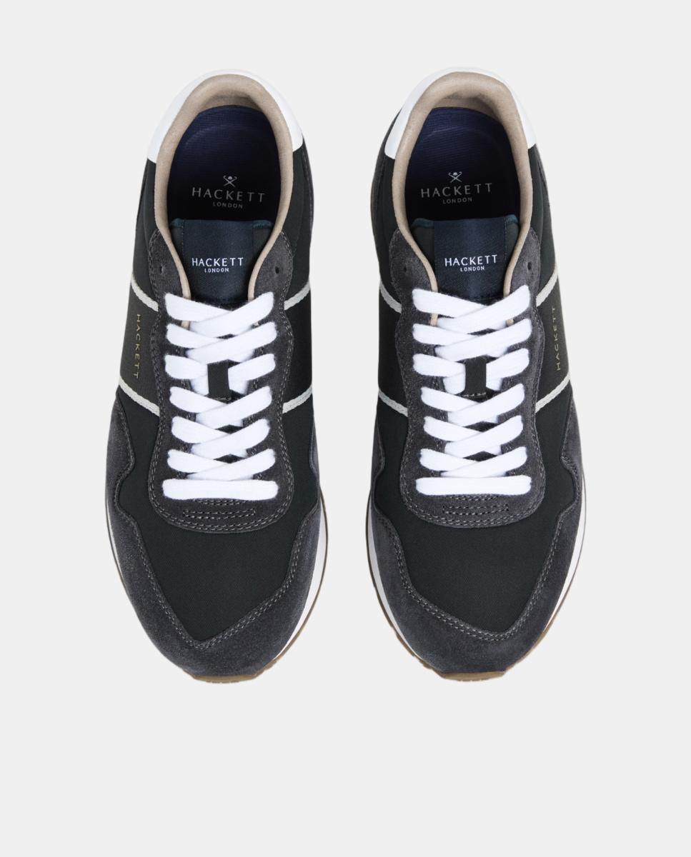 Zapatillas deportivas de hombre Kenston Symbol estilo running - Hackett - Gris marengo Gris marengo-2