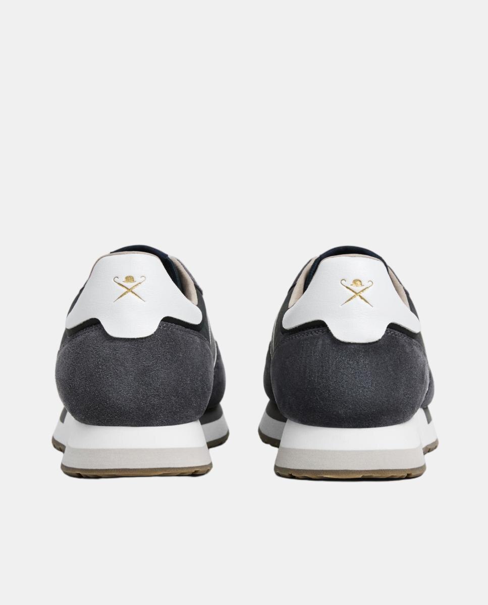Zapatillas deportivas de hombre Kenston Symbol estilo running - Hackett - Gris marengo Gris marengo-4