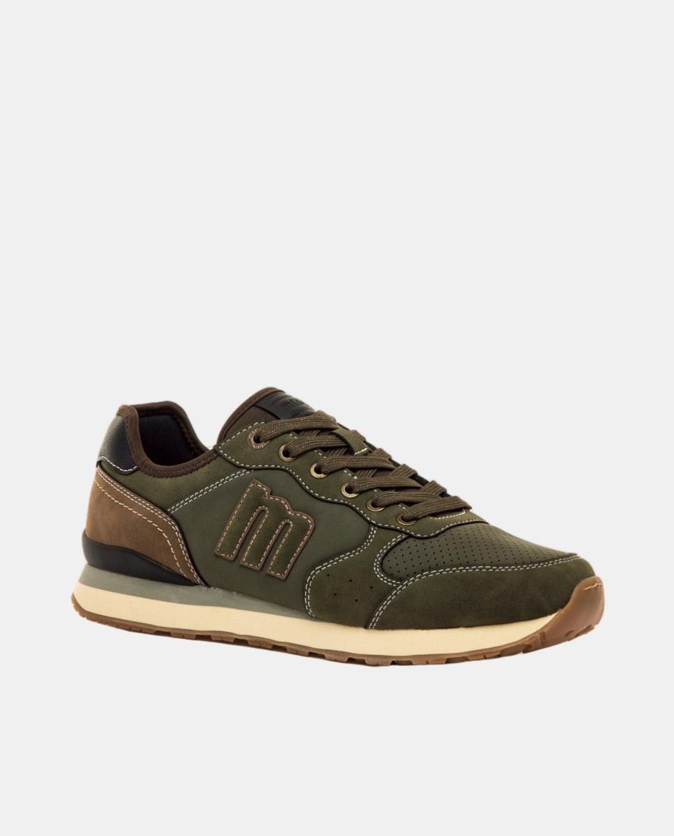 Zapatillas para hombre - Mustang - Verde militar Verde militar-2