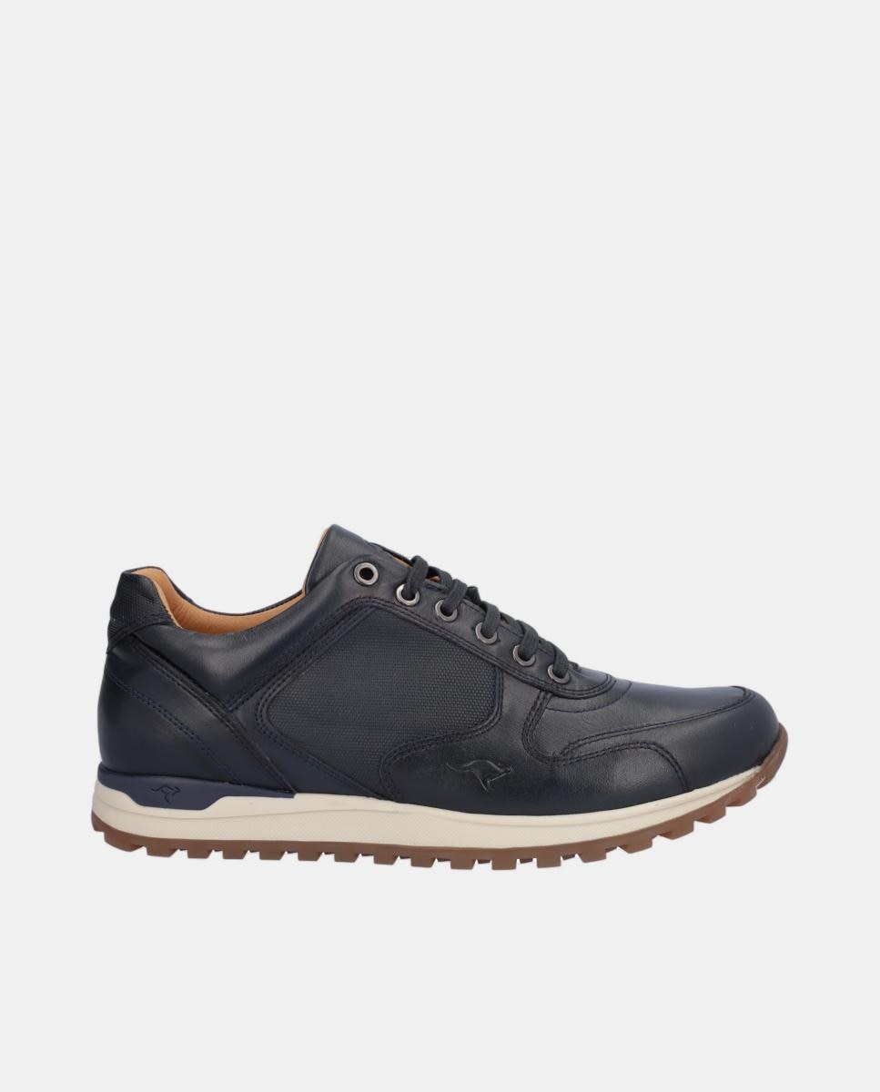Kangaroos - Zapato caballero sport de piel con cordones.