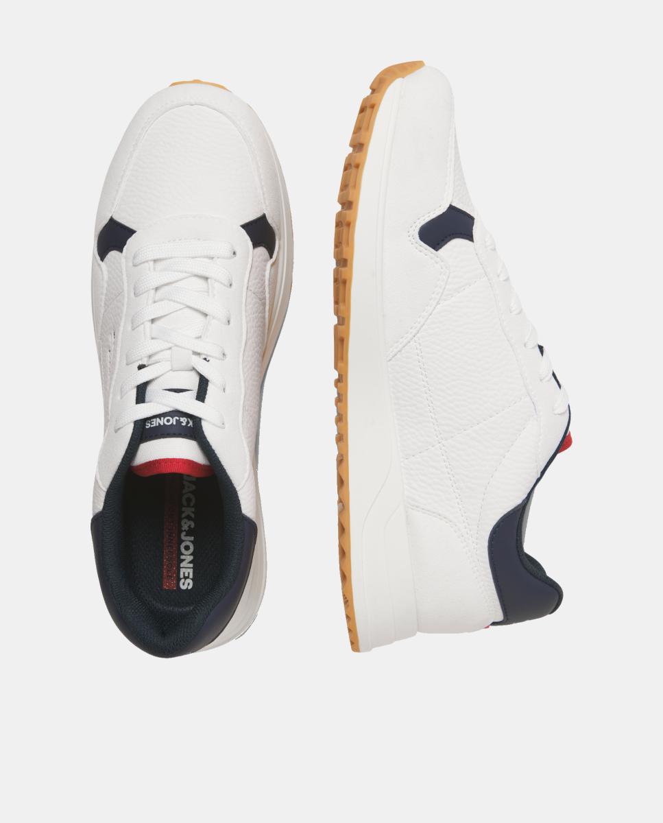 Sapatilhas tipo casual combinadas Branco-2