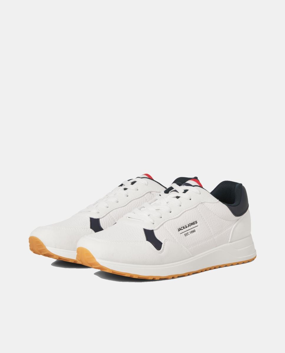 Sapatilhas tipo casual combinadas Branco-3