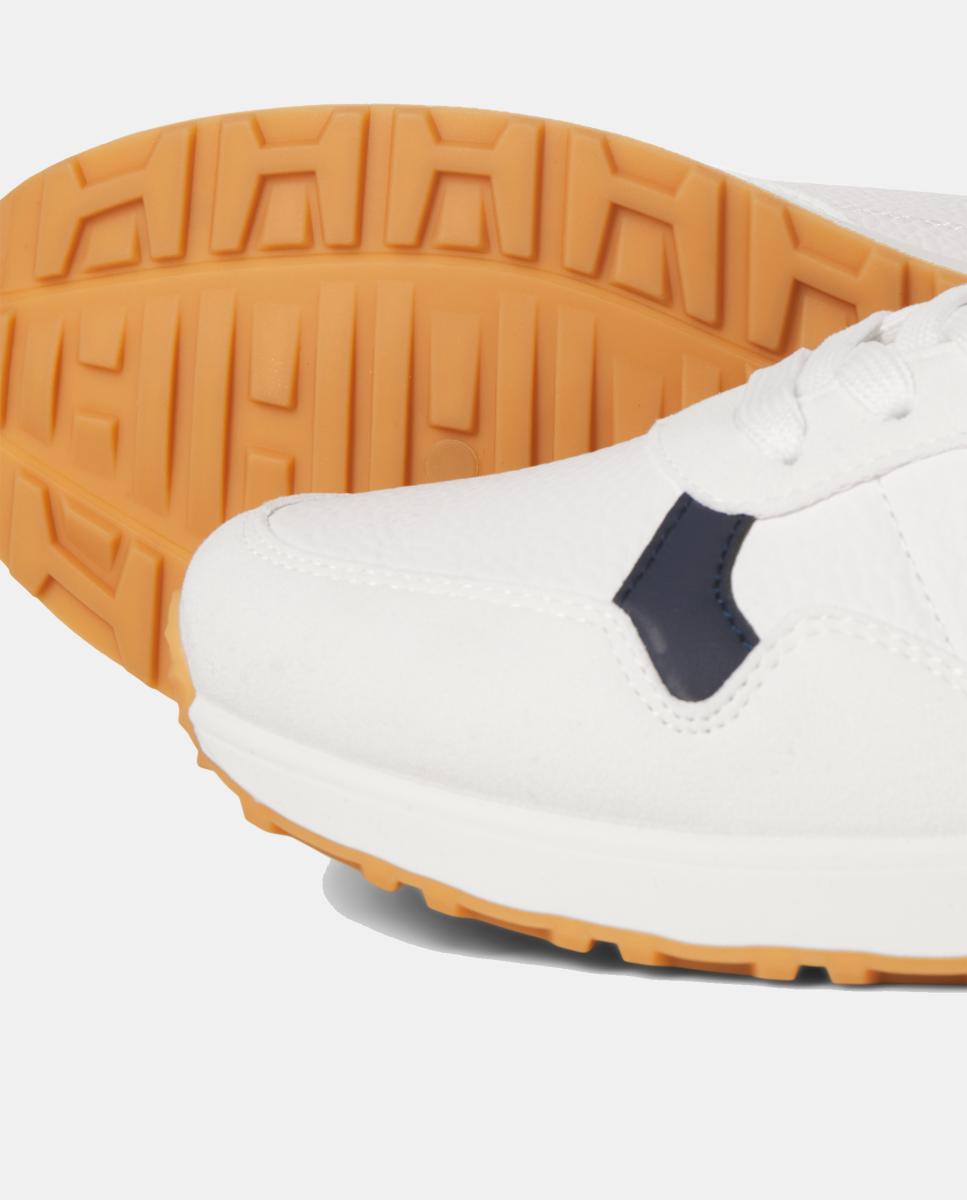 Sapatilhas tipo casual combinadas Branco-5
