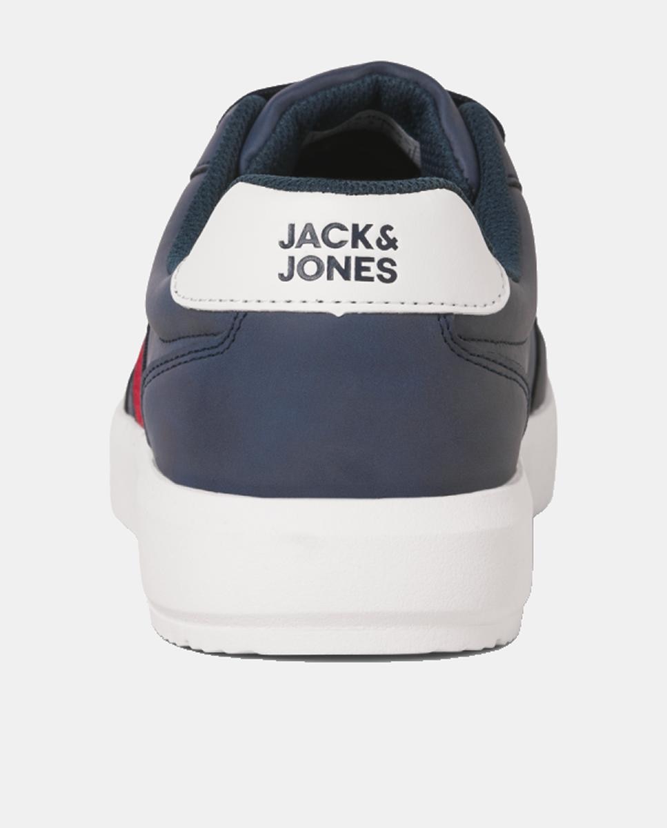 Sapatilhas tipo casual com detalhe lateral Azul-marinho-6