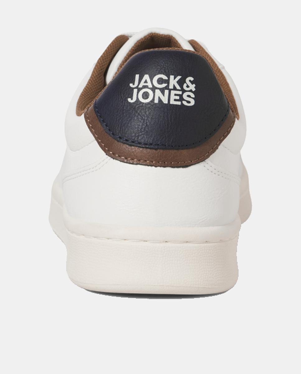 Sapatilhas tipo casual com atacadores Branco-6