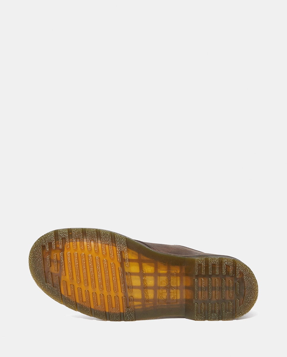 Sapatos de Atacadores 1461 em Pele Castanho-5