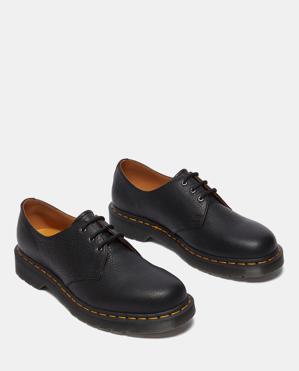 Sapatos de Atacadores 1461 em Pele Preto-3