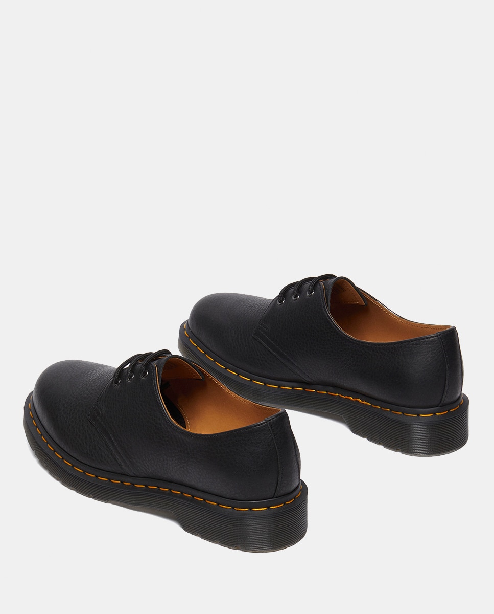 Sapatos de Atacadores 1461 em Pele Preto-4