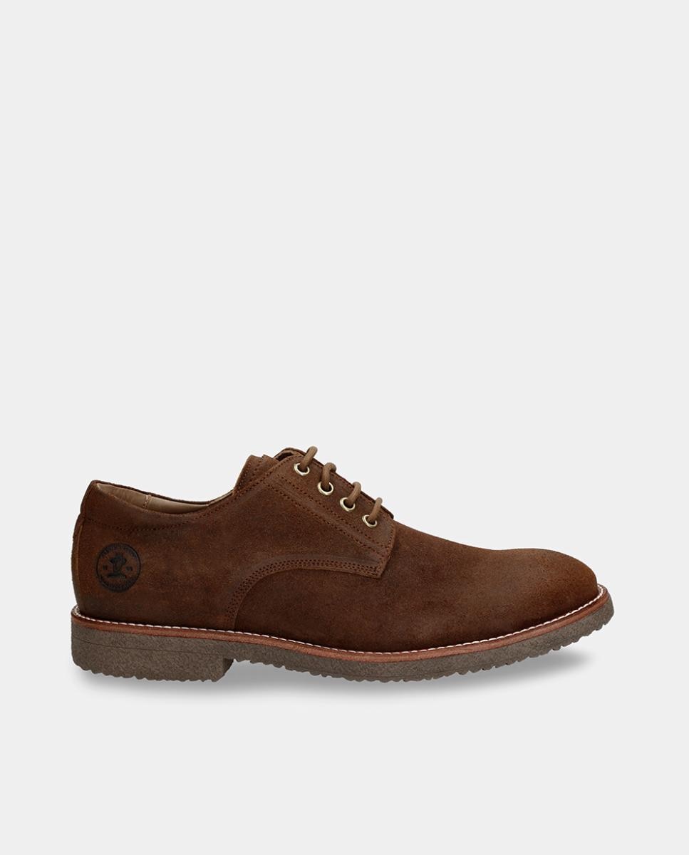 Imagem 0 de Sapatos de Atacadores em Velour com Forro de Pele
