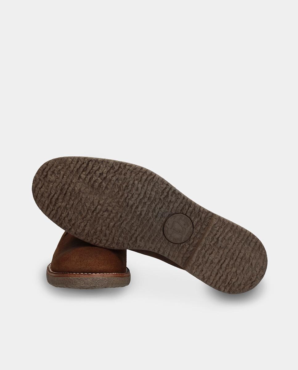 Sapatos de Atacadores em Velour com Forro de Pele Couro-3