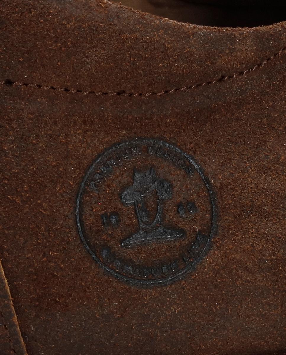 Sapatos de Atacadores em Velour com Forro de Pele Couro-5