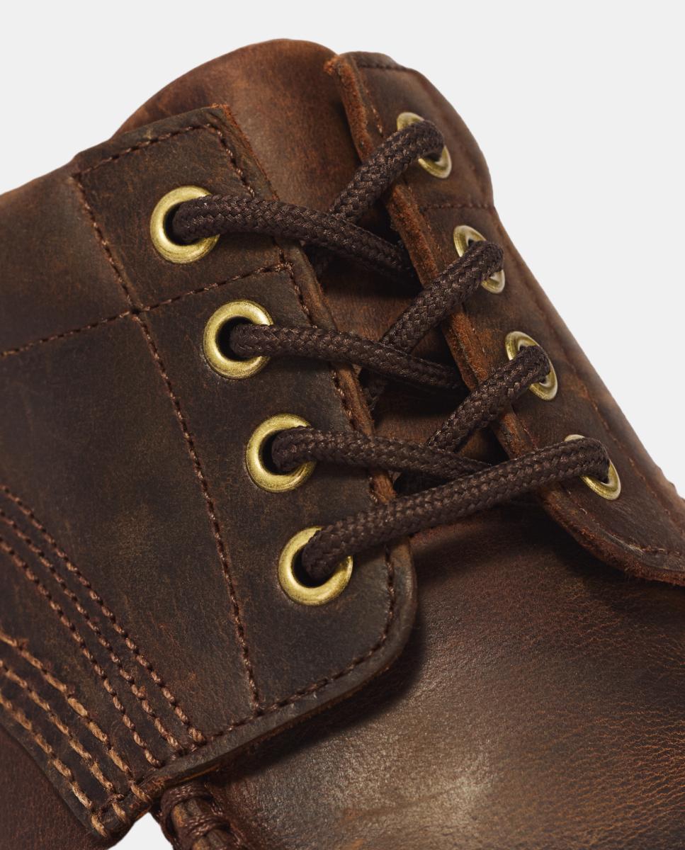 Sapatos Lowell em Pele Crazy Horse Castanho taupe-4