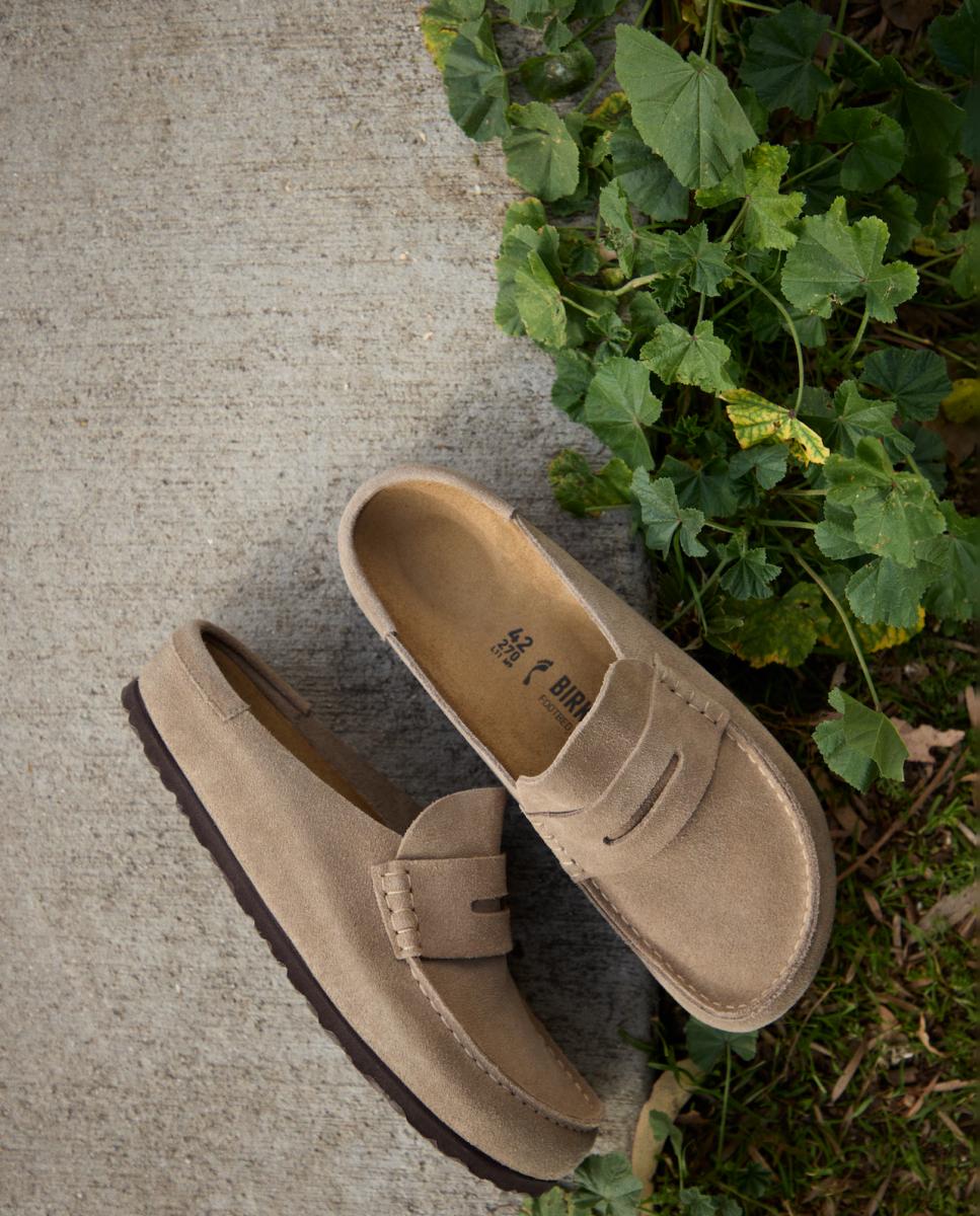 Mocassins Abertos em Croute Castanho taupe-5