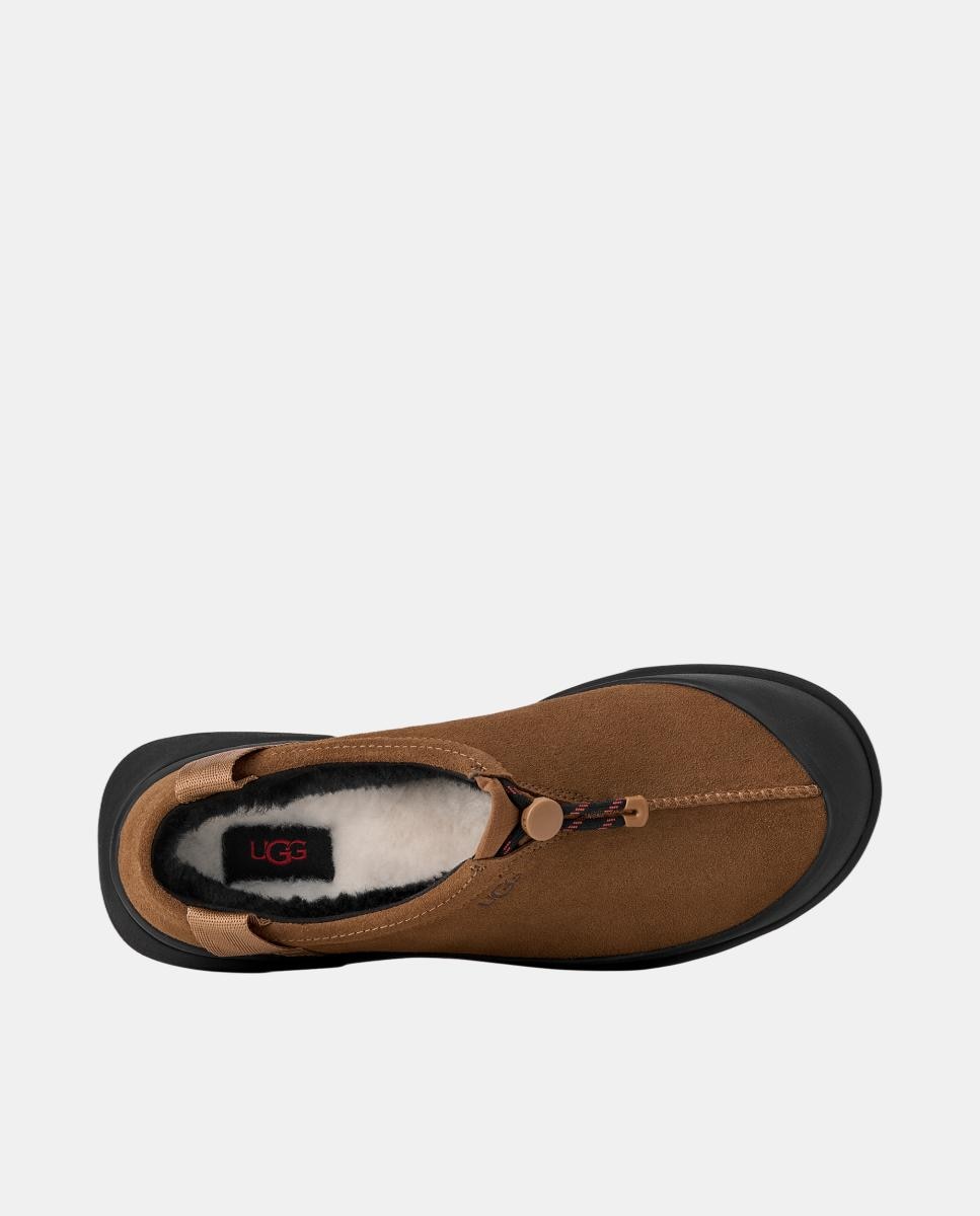 Mocassins Slip On em Croute Impermeável Tasman Outpost. Castanho Toscana-4