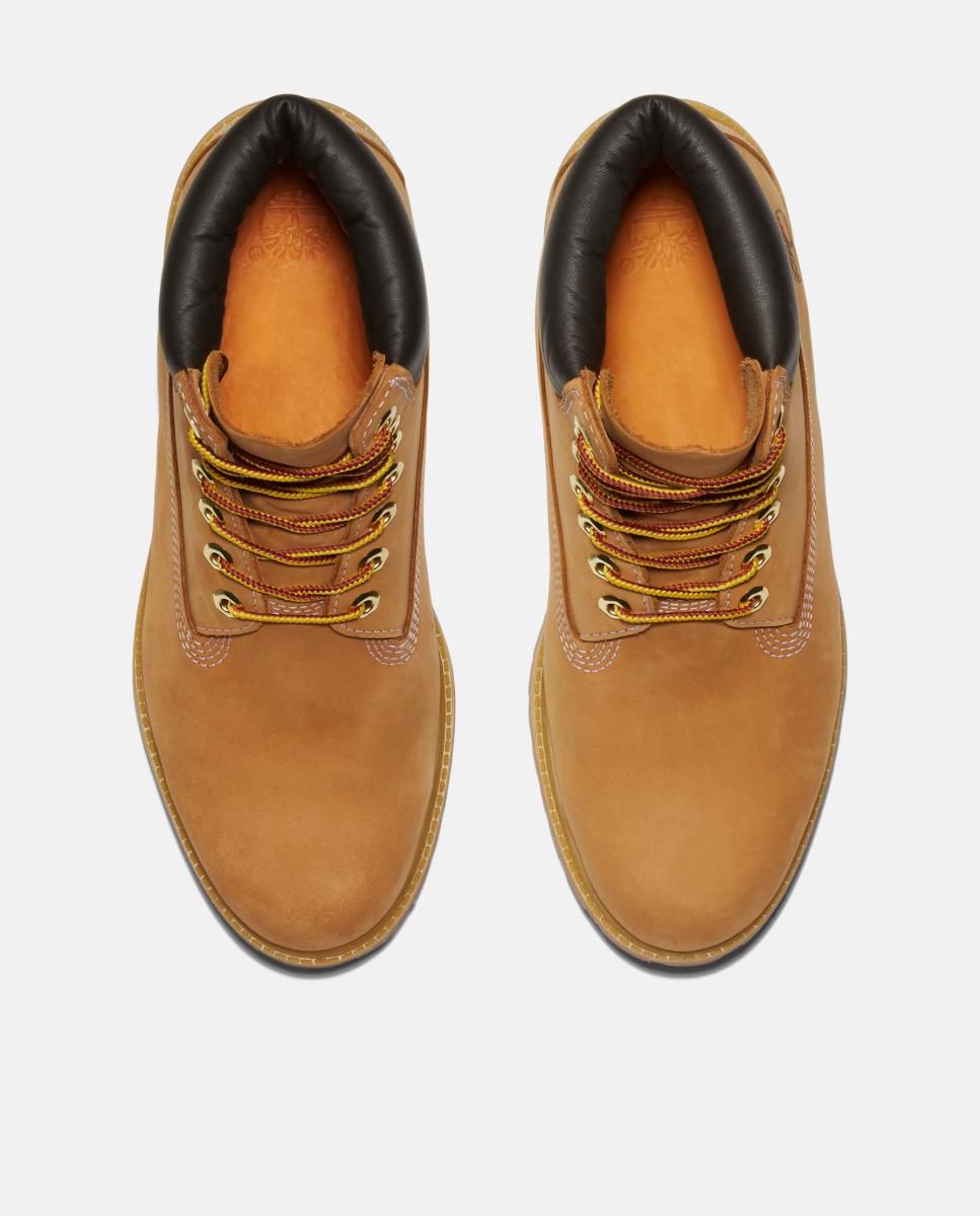 Botas Impermeáveis com Atacadores Timberland® Premium 6 Inch Mostarda-2