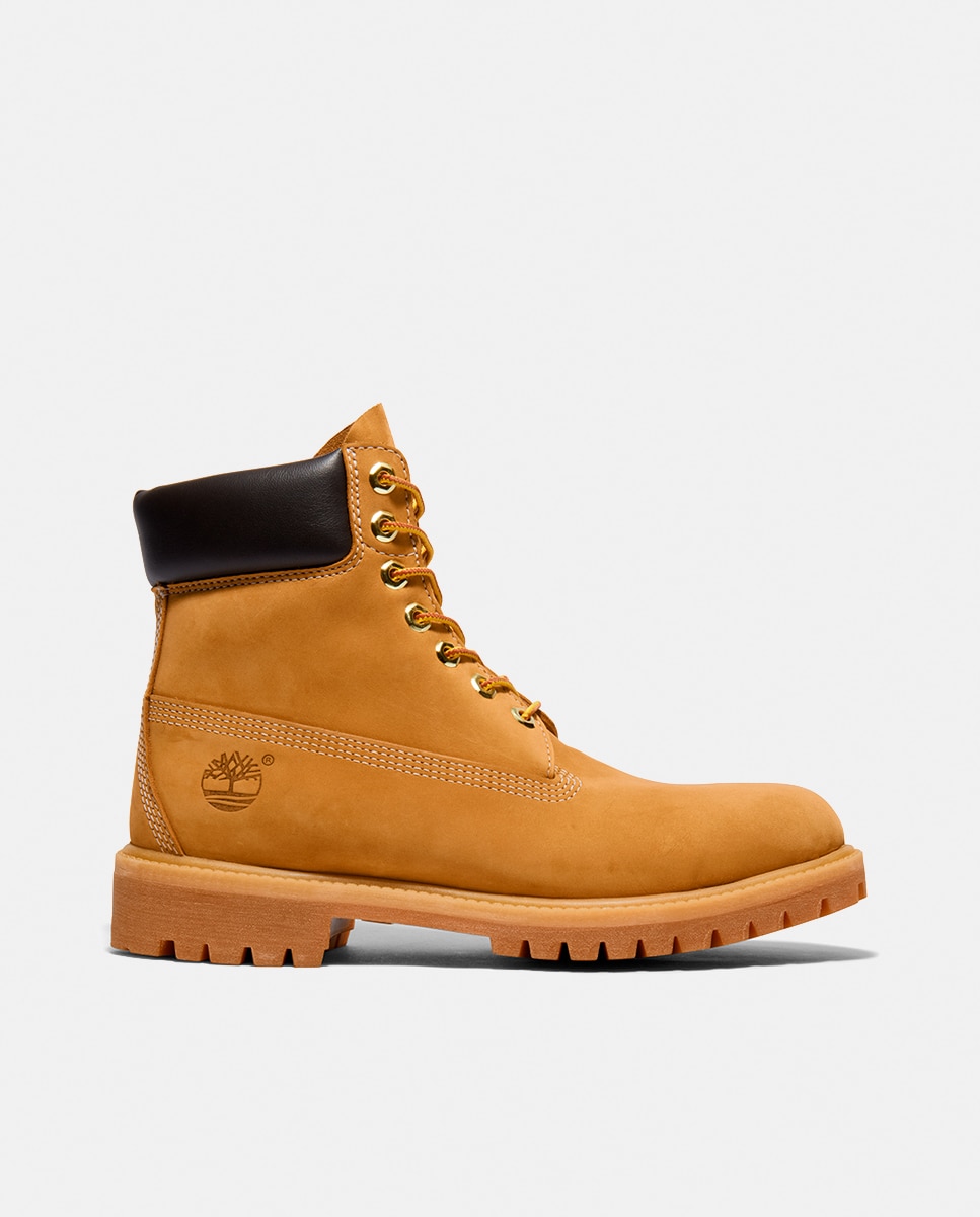 Botas Impermeáveis com Atacadores Timberland® Premium 6 Inch Mostarda-8