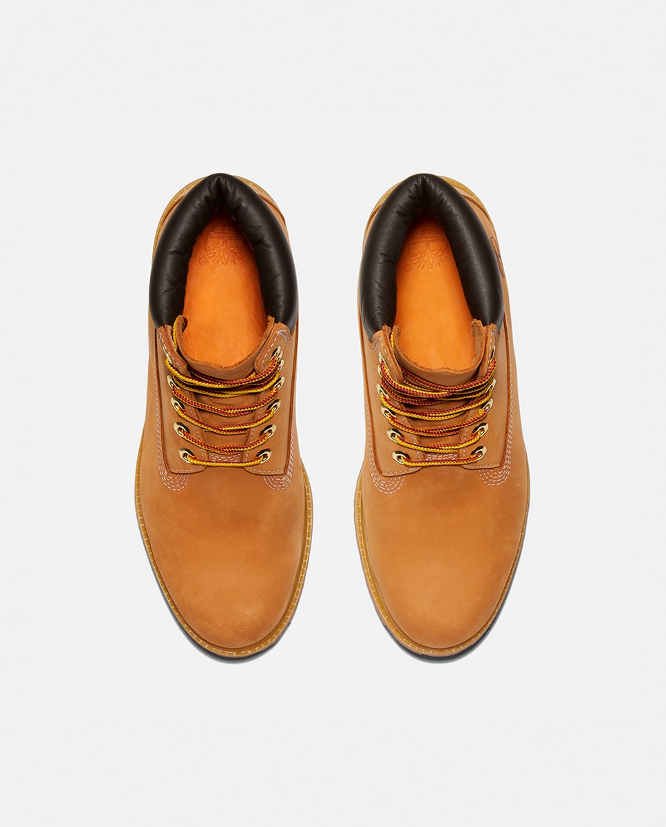 Botas Impermeáveis com Atacadores Timberland® Premium 6 Inch Mostarda-9
