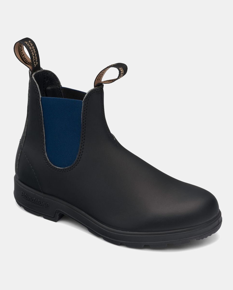 Botas Chelsea em Pele Preto-3