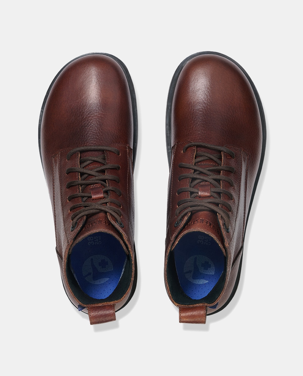 Botas Highwood em Pele Waterproof Castanho-chocolate-3