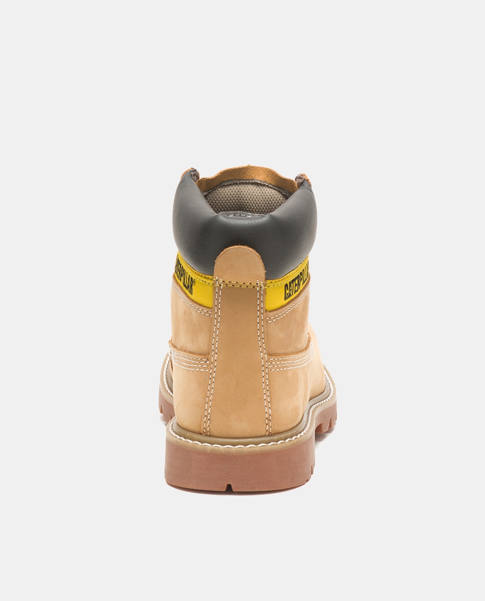 Botas Caterpillar de Adulto em Pele com Atacadores Amarelo Camel-6