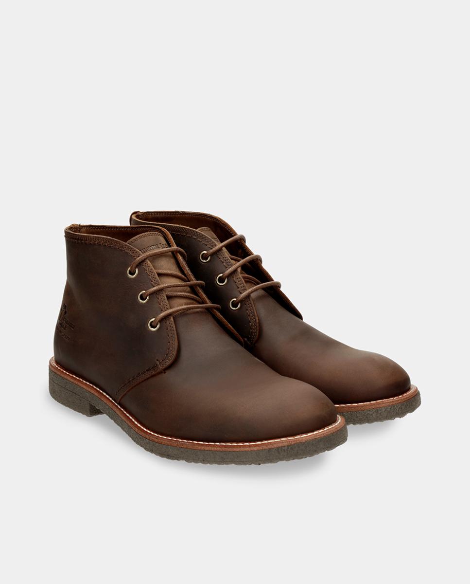 Botins em Pele com Forro de Pele Couro-5