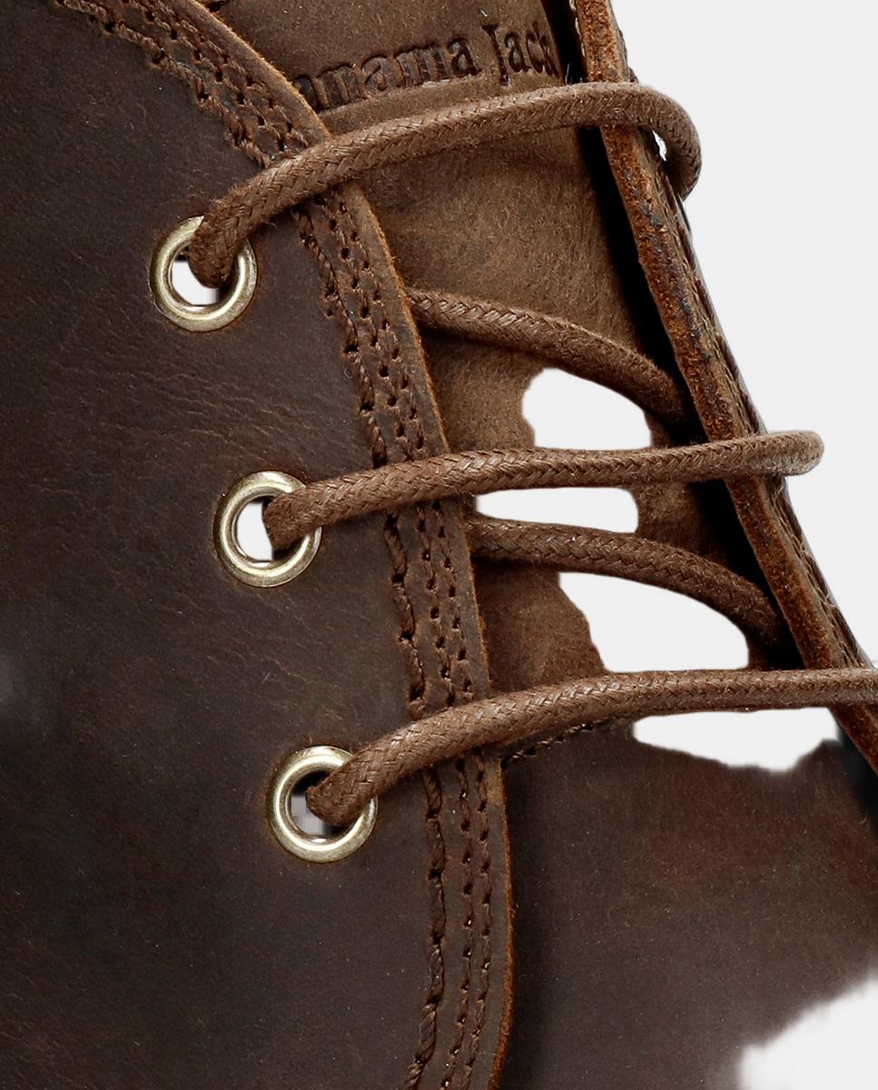 Botins em Pele com Forro de Pele Couro-7