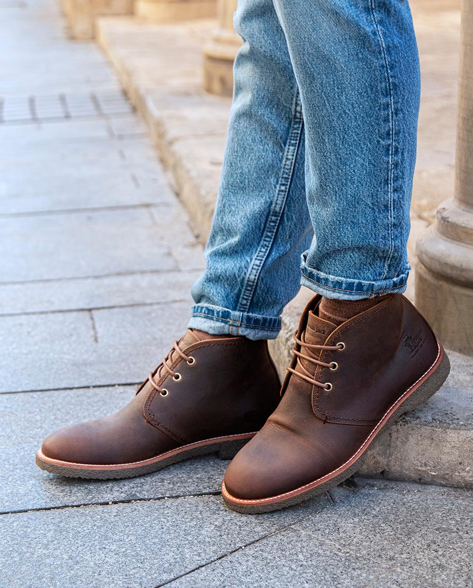 Botins em Pele com Forro de Pele Couro-8