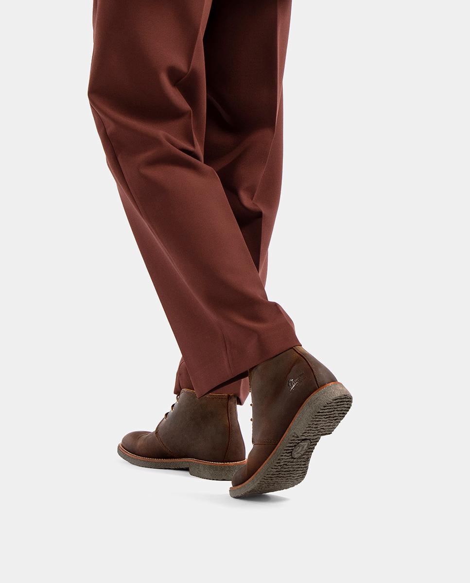 Botins em Pele com Forro de Pele Couro-9