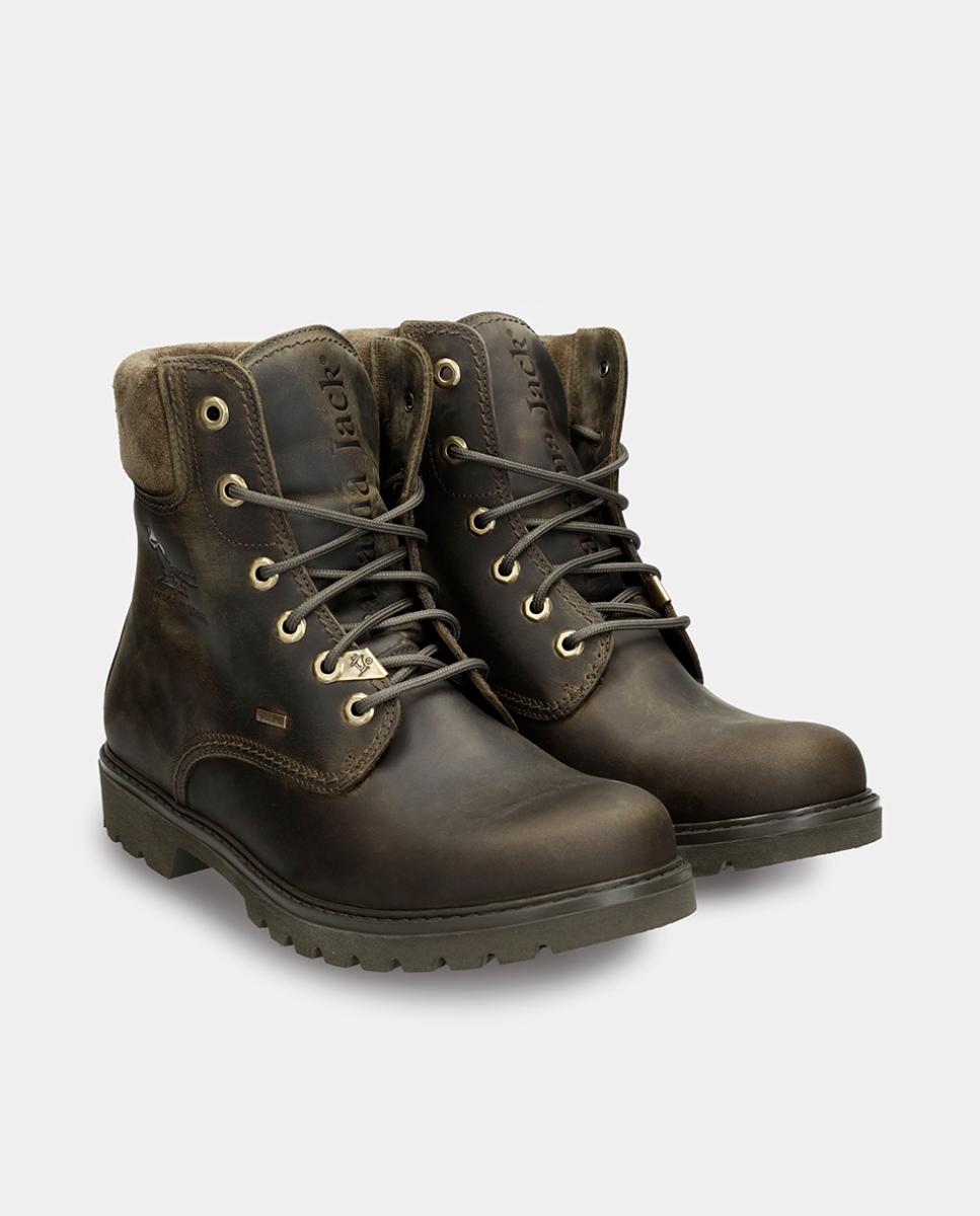 Botas de Pele com Forro Goretex Verde-militar-2