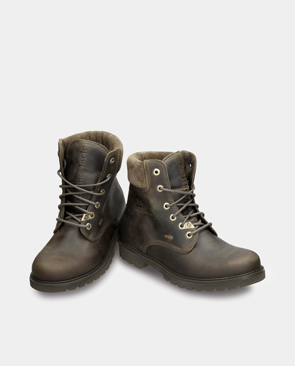 Botas de Pele com Forro Goretex Verde-militar-3
