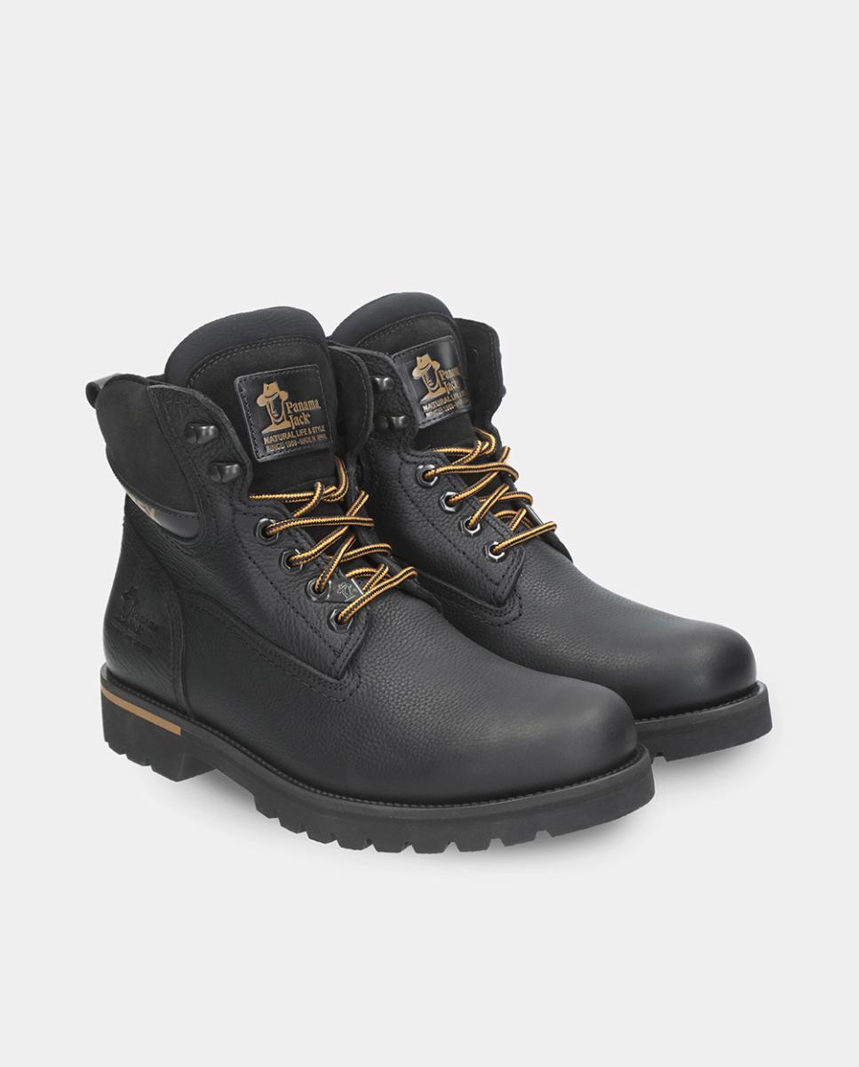 Botins em Pele com Forro de Goretex Preto-2