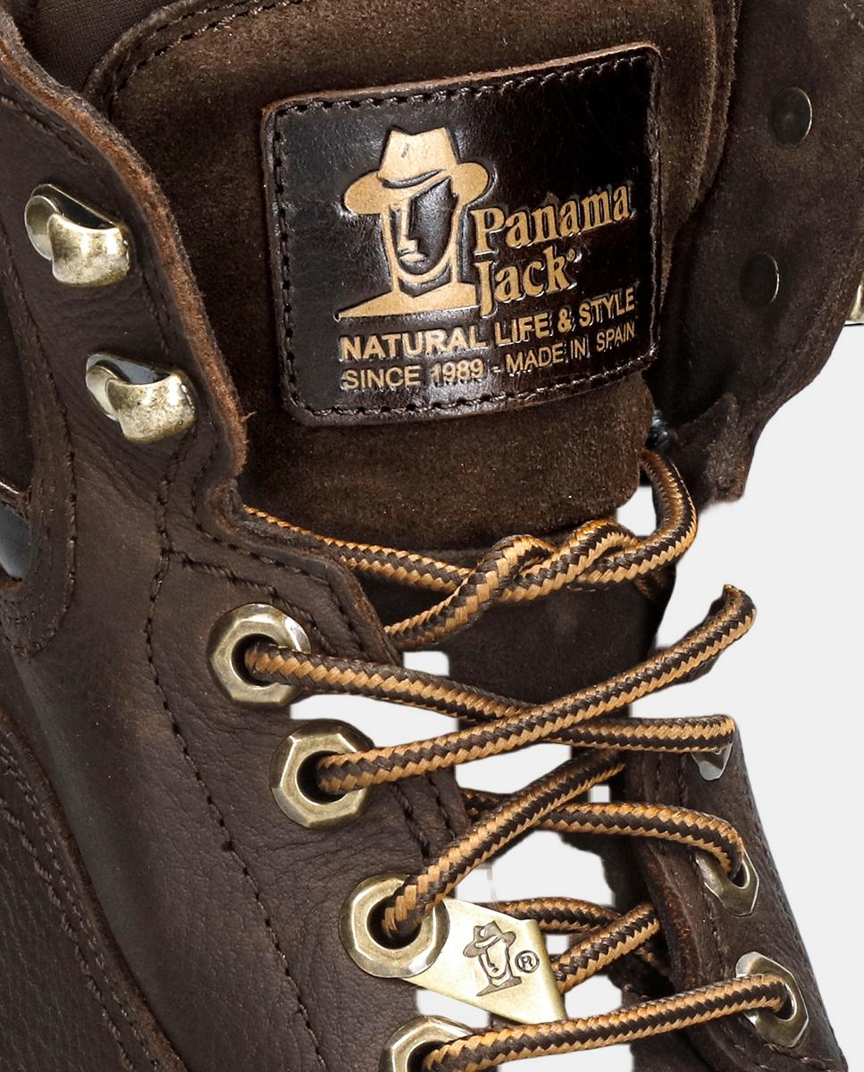 Botins em Pele com Forro de Goretex Castanho-escuro-6