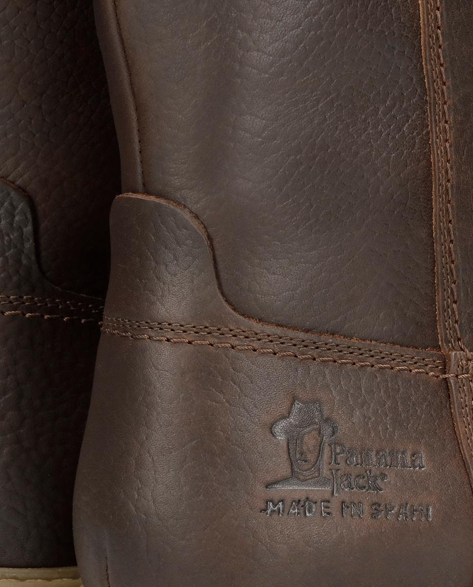 Botas em Pele com Forro de Pelo Sintético Couro-7