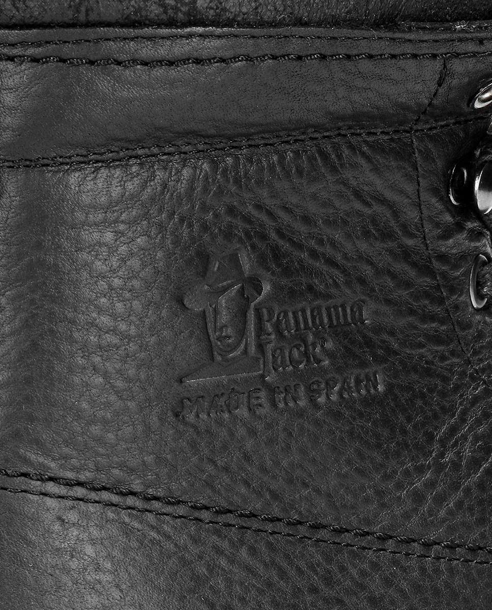 Botas em Pele com Forro de Algodão Preto-7