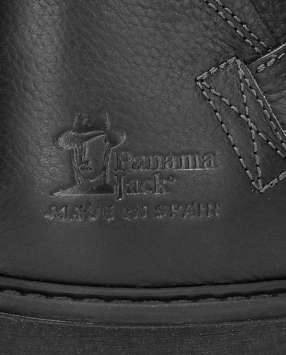 Botas em Pele com Forro de Pelo Sintético Preto-8