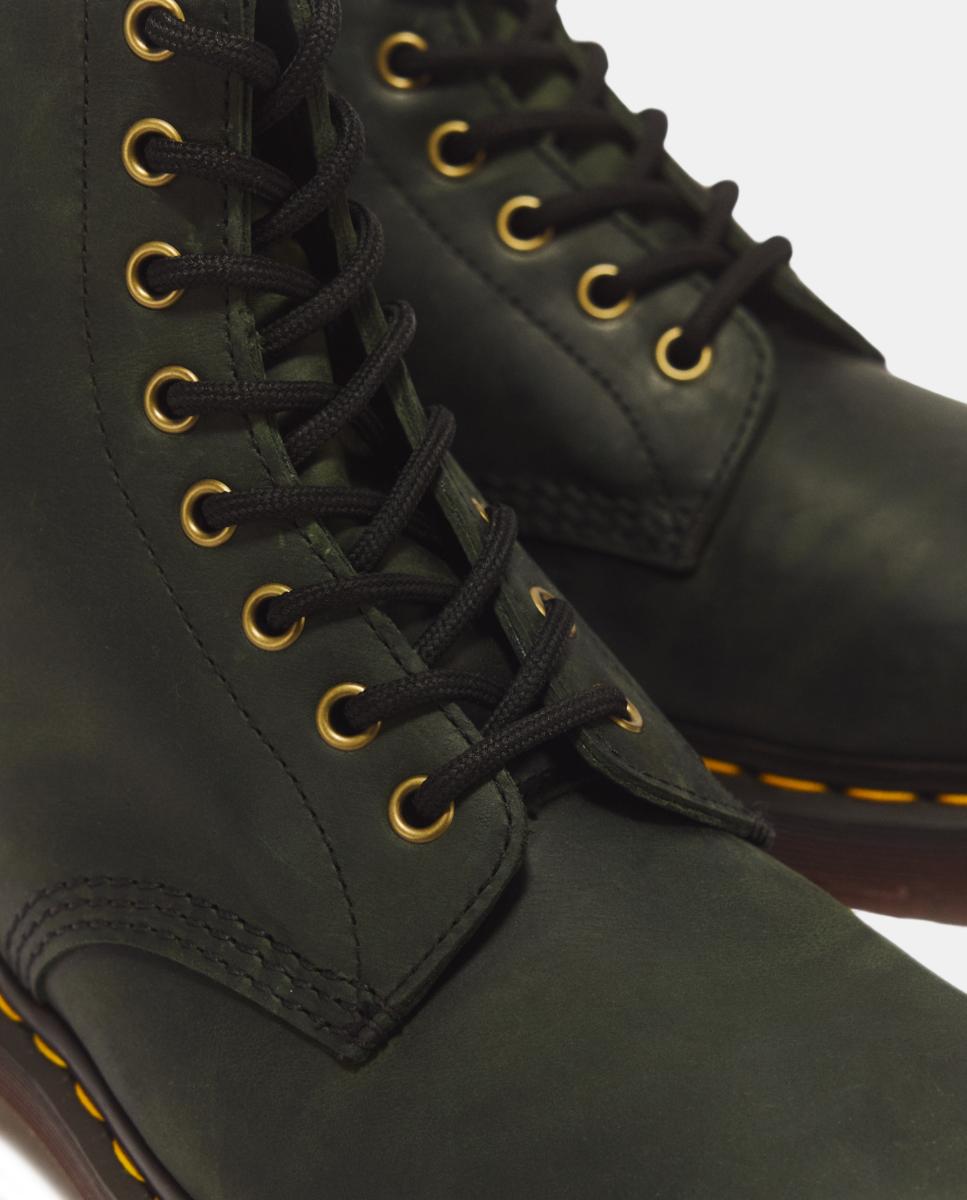 Botas de hombre 1460 de piel crazy horse - Dr. Martens - Verde oscuro Verde oscuro-4