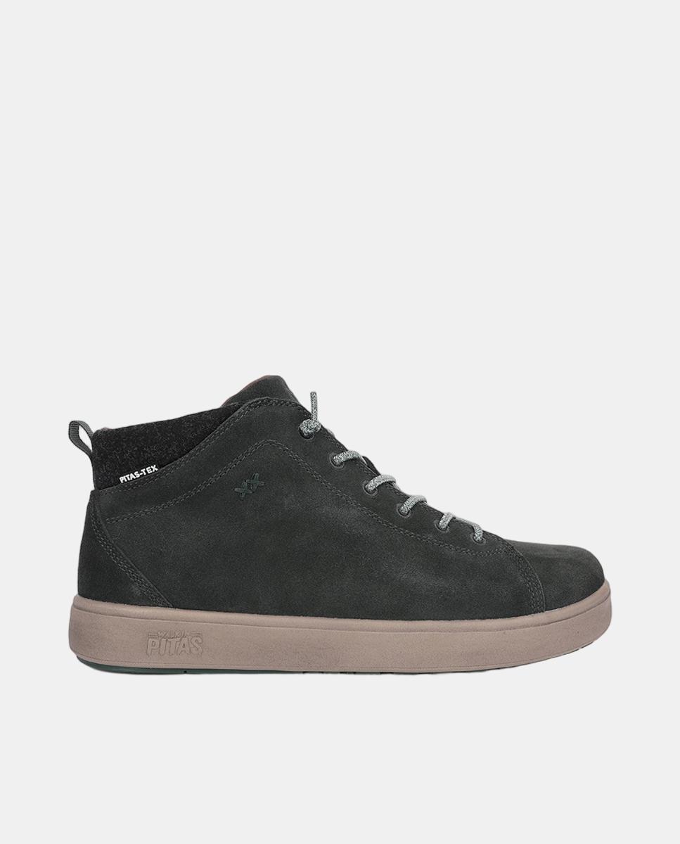 Imagen 0 de Zapato de hombre tipo botin caña baja piel easy-on Marrón topo