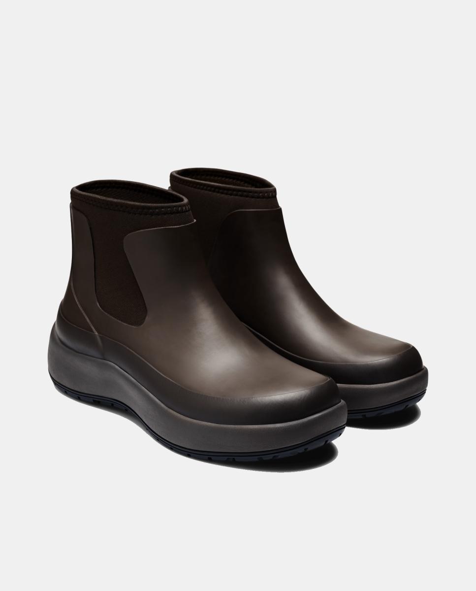 Botins impermeáveis rains homem chelseadry boot Castanho-chocolate-2