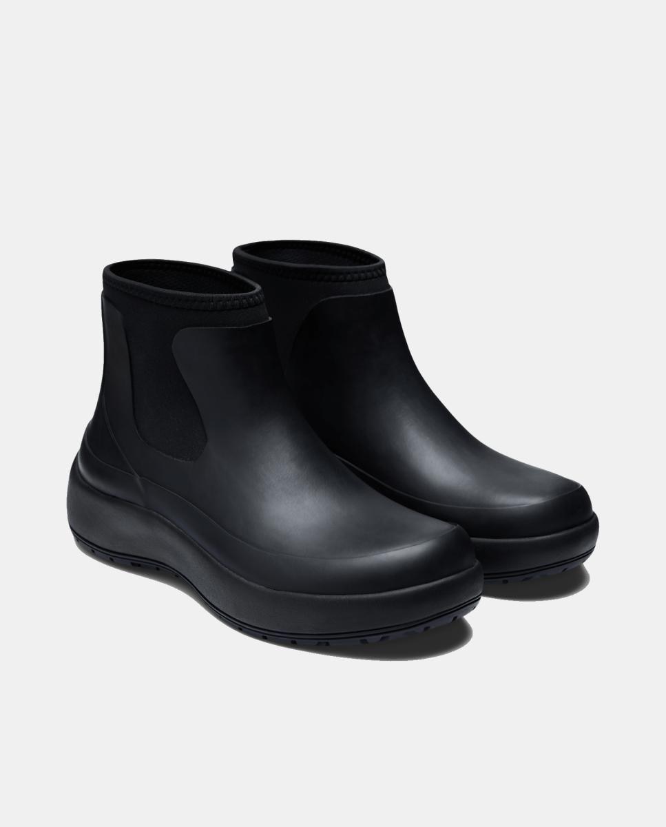 Botins impermeáveis rains homem chelseadry boot Preto mate-2